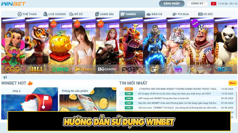 Hướng dẫn sử dụng Winbet